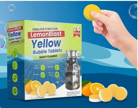 LemonBlast Yellow Bubble Tab)lets (24pc)